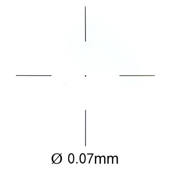 Kryžiaus Dot DIV 0.01 mm objektinio Staliuko Kalibravimo Logaritminės Liniuotės su 4 Matavimo Skalės, Stereo Biologinis Mikroskopas