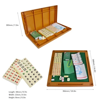 Lauko Pramogų Lankstymo Mini Mahjong Nustatyti Daugiafunkcinis Stalo Žaidimas Nustatyti Kelionės, Šeimos Laisvalaikis