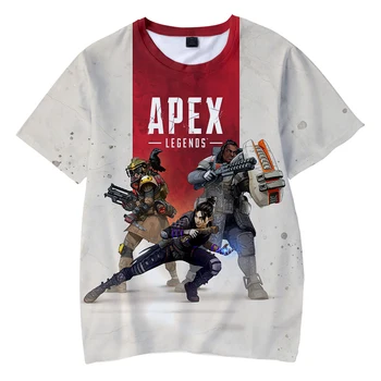 2019 m. vasarą 3D Apex Legendos žaidimas marškinėliai Vyrams/Moterims, Vaikams, drabužiai vasaros Atsitiktinis Harajuku t marškinėliai trumpomis Rankovėmis Drabužius