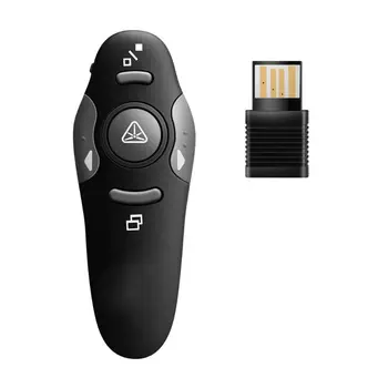 2.4 G RD Žymiklį Pen USB Wireless Power Point Vedėjas Lazerio Pen Nuotolinio Valdymo AXYB