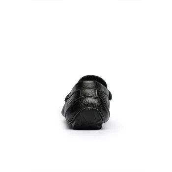 Loffer Shoes Mens Batai Laisvalaikio Prekės Butas Vyrų Mokasīni, Odos Mokasinai Šviesos Kvėpuojantis Valtis Batai Slydimui Dėl Vairavimo Batai Juoda