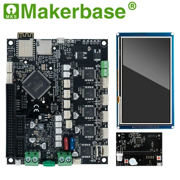 Makerbase 32 bitų Klonuotų duetas 2 wifi V1.04 Kontrolės Valdyba Duex5 V0.9a su 4.3 arba 7,0 Pandue touch screen 3d spausdintuvo dalys