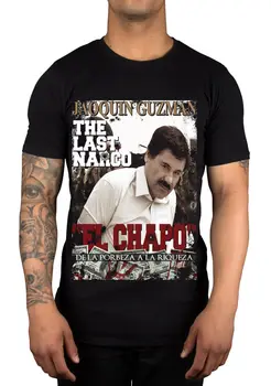 Paskutinis Narkotikų Jaoquin El Chapo Guzman Grafinis T-Shirt Narkotikų Magnatą Meksikos Kalėjimo Vasarą Naujas Mados