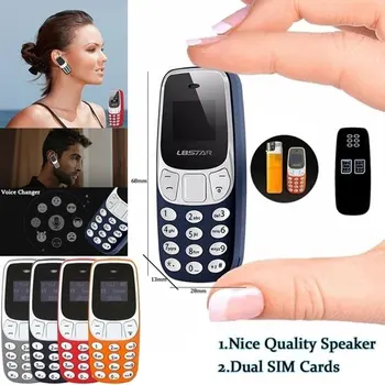Mini Nykščio Nešiojamų Micro Mobiliojo Telefono Belaidžio ryšio GSM Dual Sim BM70 Multi-Language Mažiems Išmaniųjų Telefonų Surinkite Telefono Skambučius