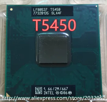Už lntel Core2 Duo T5450 Procesoriaus (2M Cache, 1.66 GHz, 667 MHz FSB) Socket 478 CPU P478 (darbo Nemokamas Pristatymas)
