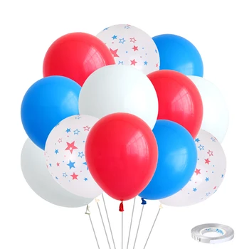 40pcs 12inch Amerikos lateksiniai balionai Amerikos Nepriklausomybės Dieną, Šalies Balionas Vaikų Berniukų Gimtadienio Dekoracijas, baby shower