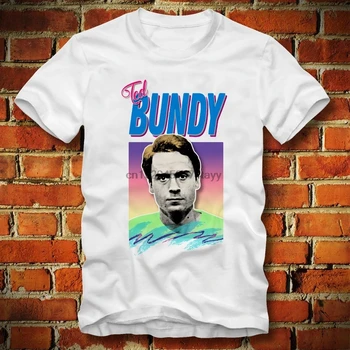 Serijinis Žudikas Ted Bundy Marškinėliai Retro Estetinį Stilių Ted Bundy Marškinėlius Viršuje Tees