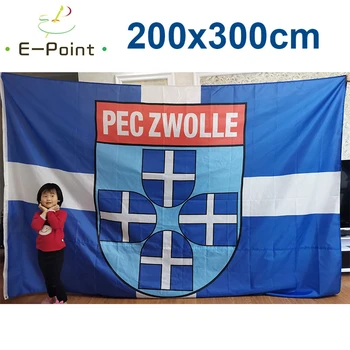 Nyderlandai PEC Zwolle Vėliavos Visu Dydžiu Kalėdų Dekoracijas Namų Vėliavos Banner Dovanos