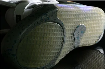 Cosplay batai atgal į ateitį led šviesos batai air mag stiliaus turto jav mados aukštos batai USB mokestis