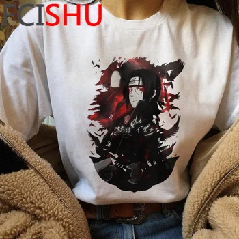 Kietas Japonų Anime Naruto Marškinėliai Vyrams Juokingas Animacinių filmų Sasuke Grafinis T-shirt Akatsuki Skausmai Harajuku Marškinėlius Hip-Hop Top Tees Vyras