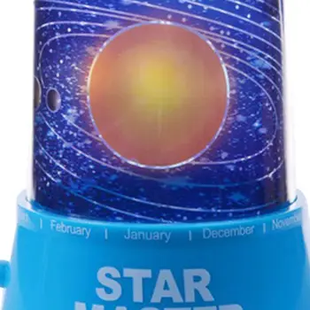 Žvaigždės Nakties Šviesos Visatos LED Sukasi Projektorius Stalas Žvaigždėtą Lempa Vaikams Dovanos