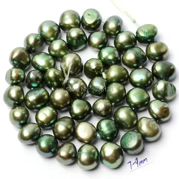 Aukštos Kokybės 7-9mm Natūralių Ekologiškų Gėlavandenių Perlų Netaisyklingos Formos 