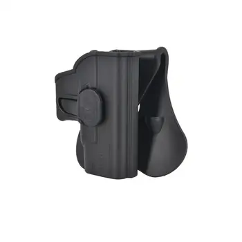 Amomax Greitai Atkreipti Nelanksti, 360 Laipsnių Sukimosi Taktinis Polimero Irklas Dėklas Tinka Glock 43