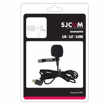 2018 Nauji Originalus SJCAM Priedai Išorinį Mikrofoną MIC už SJCAM SJ6 LEGENDA /SJ7 Star /SJ360 Sporto 4K Mini Kamera