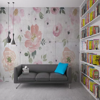 Custom sienos freskos gražių gėlių vaikų kambario, namo apdaila, tapetai
