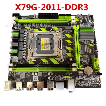 Naujas X79 darbalaukio kompiuterio plokštę 2011-pin M. 2 sąsaja palaiko DDR3 RECC atminties žaidimas