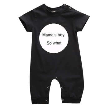 Citgeett kūdikių drabužiai berniuko drabužiai, kūdikių mergaitės Mama Berniukui trumpomis rankovėmis kūdikiui Romper laipiojimo drabužių rinkinys naujagimiui