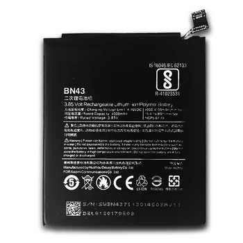 Originalus BN43 Mobiliojo Telefono Bateriją Xiaomi Redmi Pastaba 4X Realias galimybes 4000mAh Pakeitimo Li-ion Baterija + Įrankio