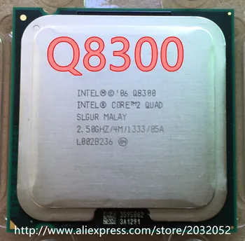 Lntel Core 2 Quad Q8300 CPU Procesorius (2.5 Ghz/ 4M /1333GHz) Socket 775 CPU Desktop (darbo Nemokamas Pristatymas)