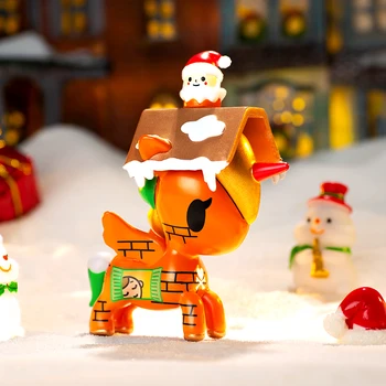 Kalėdų serija Aklas Atsitiktinių dėžutė originali tokidoki vienaragis atostogų šalis tendencija vaikas lėlės Kalėdų dovana darbastalio apdaila