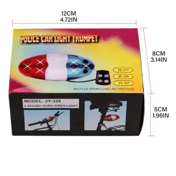 Super Šviesus Dviračio Ragų Užpakaliniai Žibintai USB Įkraunamas LED Bell Sirena, apsauga nuo dulkių Žibintuvėlio Sporto Pramogų inventorius