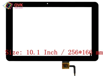 Black 10.1 Colių DNS AirTab MW1011 Capacitive touch ekrano skydelio remontas, pakeitimas, atsarginės dalys nemokamas pristatymas