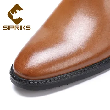 Sipriks Euro Dydis 36 47 tamsiai rudos odos mokasīni, vyrų-didelis bosas verslo biuro šalis vyriški kostiumai oficialų tuedo batai socialinės