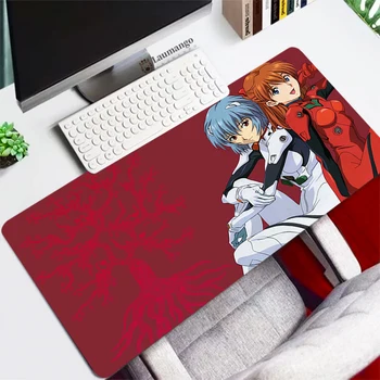 Evangelion Kilimėlis HD Modelis Biuro Stalas Padmouse Anime Klaviatūra Kompiuteris Didelės XXL 900x400MM Pelės Mygtukai