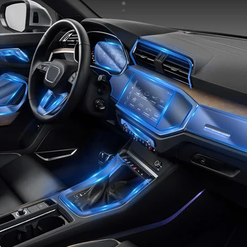 TPU Interjero Plėvelė Skaidri Skaidri Apsauginė Plėvelė Centrinio Valdymo Navigacijos Ekrano Modifikuota Audi Q3 19 Modeliai