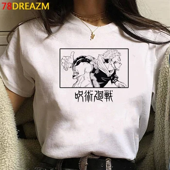 Džiudžiutsu Kaisen Gojo Satoru Yuji Itadori marškinėlius viršuje tees vyrų 2021 estetinės ulzzang marškinėlius (t-shirt grafikos tees