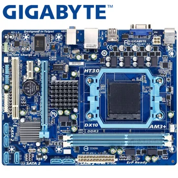 GIGABYTE GA-78LMT-S2 Darbastalio Plokštė 760G Socket AM3 / AM3+ DDR3 16G Phenom II/Athlon II Micro ATX UEFI BIOS Originalus Naudojami