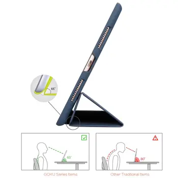 Auto Miego Pabusti Smart Case for iPad Pro 10.5 colio 2017 Atveju Matinis Odos Magnetinis Dangtelis Tablet Apsaugoti Atveju, skirtą 